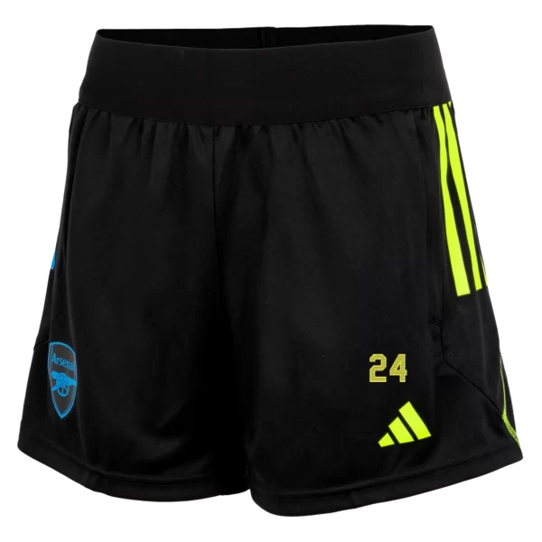 AFC Jerseys Store - arsenal womens 2324 black training shorts – reiss nelson Shop Official AFC Third Kits