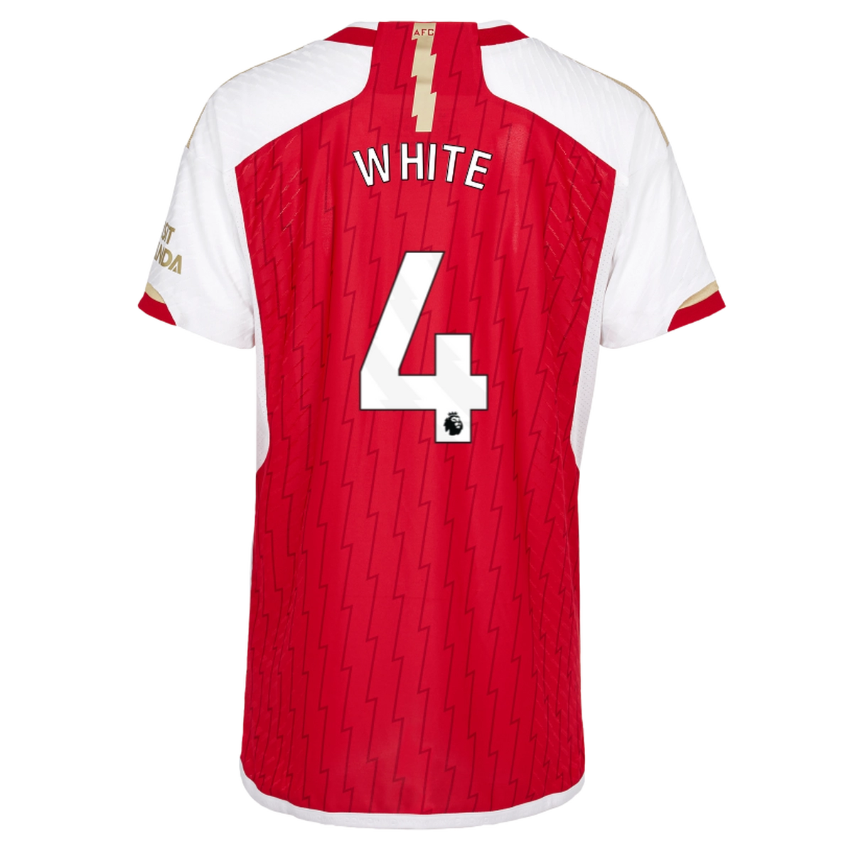 AFC Jerseys Store - arsenal womens 2324 mens authentic home shirt – ben white Shop Official AFC Third Kits